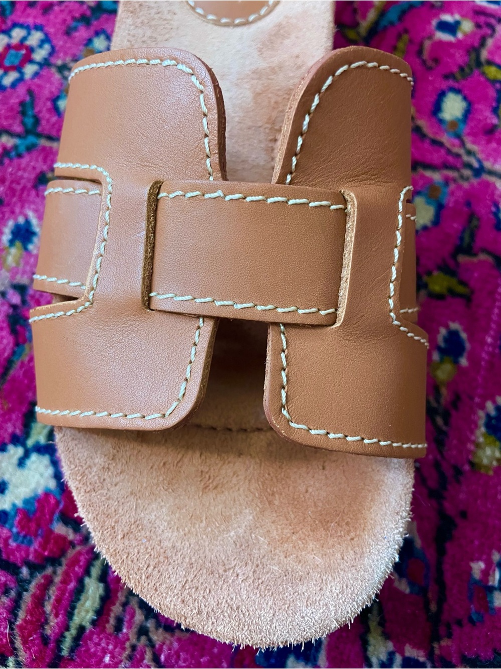 M. Gemi Tan Leather Sandals size 6 - Picture 4 of 6